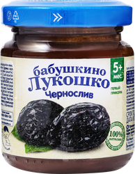 Пюре фруктовое БАБУШКИНО ЛУКОШКО Чернослив, с 5 месяцев, 100г
