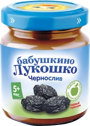 Пюре фруктовое БАБУШКИНО ЛУКОШКО Чернослив, с 5 месяцев, 100г