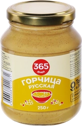 Горчица 365 ДНЕЙ Русская, 250г