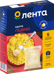 Пшено ЛЕНТА 1-й сорт, в пакетиках, 5х100г