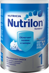 Смесь молочная NUTRILON Комфорт 1, с 0 месяцев, 900г