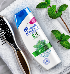Шампунь-бальзам против перхоти HEAD&SHOULDERS Ментол 2в1, 400мл