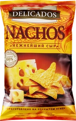 Чипсы кукурузные DELICADOS Nachos со вкусом сыра, 150г