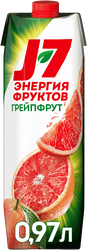 Нектар J7 Грейпфрут с мякотью, 0.97л