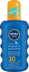 Спрей солнцезащитный детский NIVEA Sun Играй и купайся SPF30, 200мл