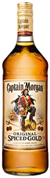 Напиток алкогольный CAPTAIN MORGAN Original Spiced Gold 35%, на основе  невыдержанного рома, 1л