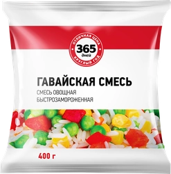 Смесь овощная 365 ДНЕЙ Гавайская, 400г