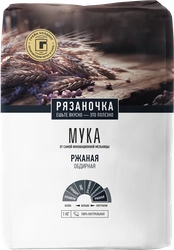 Мука ржаная РЯЗАНОЧКА, 1кг