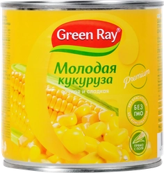 Кукуруза GREEN RAY сладкая ранняя, 425мл