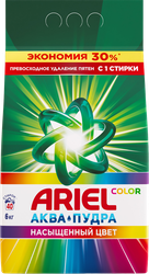 Изображение товара Стиральный порошок для цветного белья ARIEL Color, автомат, 6кг