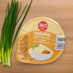 Пюре картофельное 365 ДНЕЙ с луком и сухариками, 40г