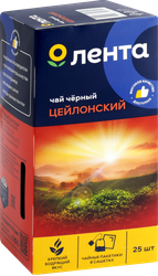 Чай черный ЛЕНТА цейлонский, 25пак