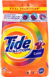 Стиральный порошок для цветного белья TIDE Аквапудра Color, автомат, 6кг