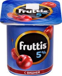 Продукт йогуртный FRUTTIS Вишня/Черника 5%, без змж, 115г