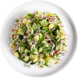 Набор для окрошки ЛЕНТА FRESH Вегетарианский, весовой