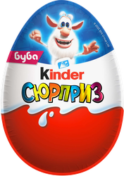 Изображение товара Яйцо шоколадное KINDER Сюрприз из молочного шоколада с игрушкой, 20г