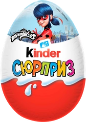 Яйцо шоколадное KINDER Сюрприз из молочного шоколада с игрушкой, 20г