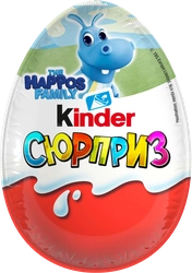 Яйцо шоколадное KINDER Сюрприз из молочного шоколада с игрушкой, 20г