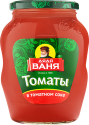Томаты в томатном соке ДЯДЯ ВАНЯ, 680г