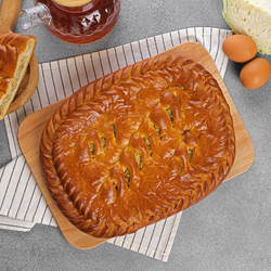 Пирог ЛЕНТА FRESH с капустой, весовой