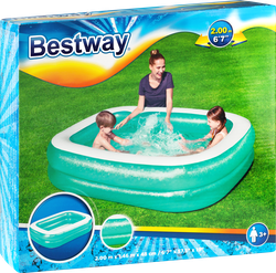Бассейн надувной детский BESTWAY 450л 200х146х48см, Арт. 54005
