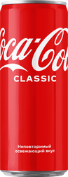 Напиток COCA-COLA сильногазированный, 0.33л
