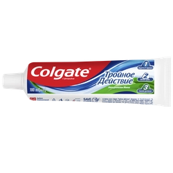 Зубная паста COLGATE Тройное действие Натуральная мята для защиты от кариеса, удаления потемнений с зубов и свежего дыхания, 100мл