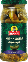 Изображение товара Корнишоны консервированные ДЯДЯ ВАНЯ По-французски, 460г
