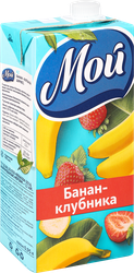 Нектар МОЙ Бананово-клубничный, 0.95л