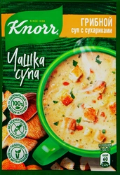 СупKNORRЧашкасупаГрибнойсупссухариками,15,5г