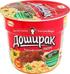 Пюре картофельное DOSHIRAK со вкусом мяса, 40г