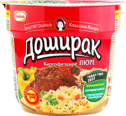 Пюре картофельное DOSHIRAK со вкусом мяса, 40г