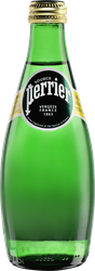 Изображение товара Вода минеральная PERRIER природная столовая пресная газированная, 0.33л