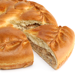 Пирог ЛЕНТА FRESH с красной рыбой, весовой