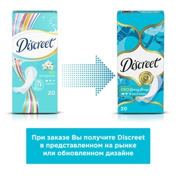 Прокладки ежедневные DISCREET Multiform Deo Spring Breeze, 20шт