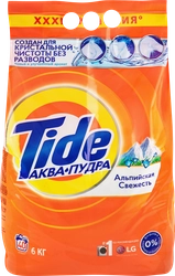 Стиральный порошок TIDE Альпийская свежесть, автомат, 6кг