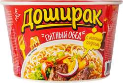 Лапша DOSHIRAK Сытный обед со вкусом говядины, 110г