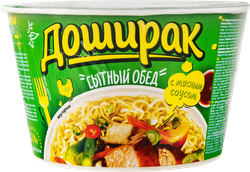 Лапша DOSHIRAK Сытный обед со вкусом курицы, 110г