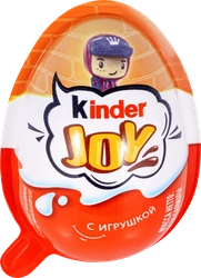 Изделие кондитерское KINDER Joy с хрустящими шариками и игрушкой, 20г