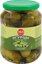 Изображение товара Огурцы маринованные 365 ДНЕЙ, 1,5л