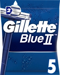 Станок для бритья одноразовый GILLETTE Blue II, 5шт