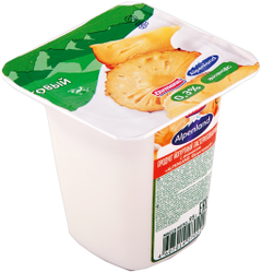 Продукт йогуртный EHRMANN Alpenland Киви, крыжовник, ананас 0,3%, без змж, 95г