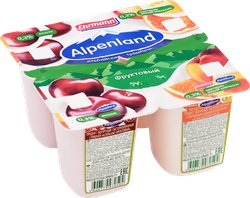Продукт йогуртный EHRMANN Alpenland Вишня, нектарин, дикий апельсин 0,3%, без змж, 95г