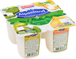 Продукт йогуртный EHRMANN Alpenland Киви, крыжовник, ананас 0,3%, без змж, 95г
