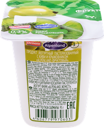 Продукт йогуртный EHRMANN Alpenland Киви, крыжовник, ананас 0,3%, без змж, 95г