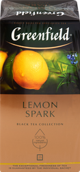 Изображение товара Чай черный GREENFIELD Lemon Spark Цейлонский, 25пак