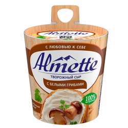 Сыр творожный HOCHLAND Almette с белыми грибами 60%, без змж, 150г