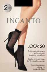 Носки женские INCANTO Look 20 den nero, 2пары