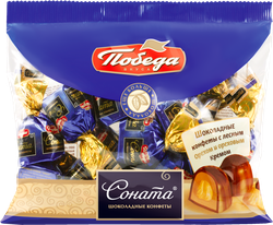 Конфеты ПОБЕДА ВКУСА Соната с лесным орехом и ореховым кремом, 200г