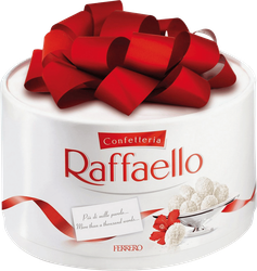 Изображение товара Конфеты RAFFAELLO с цельным миндальным орехом в кокосовой обсыпке, 100г